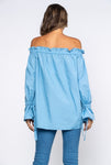 Off The Shoulder Ruffled Blouse