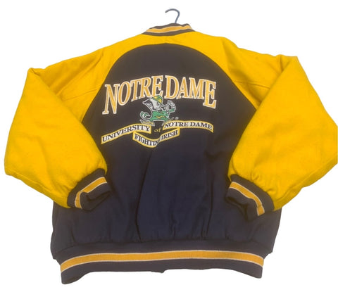 Vintage Notre Dame Varsity Jacket
