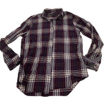 Plaid Patterned Button Down Top