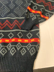 Vintage Multicolored Patterned Sweater