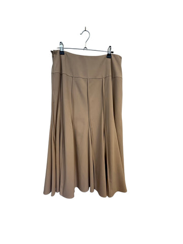 Tan A-Line Skirt