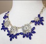 Blue Bling Necklace