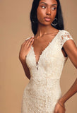 Floral Lace Wedding Style Gown
