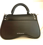 Silver Studded Asymmetrical Handbag