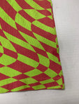 Neon Geometric Patterned Bodycon Dress