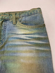 Faded Look Denim Skirt