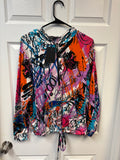 Afrocentric Graffiti Patterned Hoodie