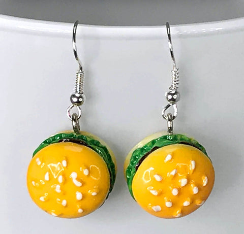 Hamburger Statement Earrings