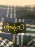 Spoon Jeans Pleated Front Flannel