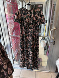 Floral Patterned Tea Dress