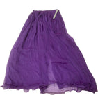 Purple Tulle A-Line Skirt