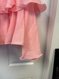 Pink Ruffled Detail Blouse