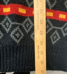 Vintage Multicolored Patterned Sweater