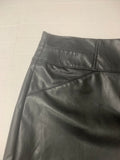 Faux Leather Plus Size Slacks