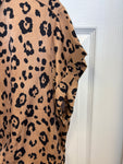 Cheetah Patterned Blouse Skies are Blue.
