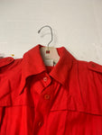 Vintage 100% Silk Trench Style Blouse