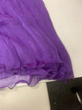 Purple Tulle A-Line Skirt