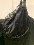 Velvet Corset Lace Detail Top