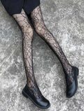 Floral Patterned Tights