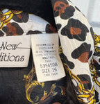 Chainlink Patterned Vintage Blouse