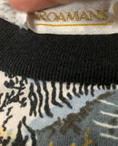 Vintage Multicolored Animal Patterned T-shirt
