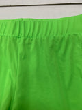 Neon Green Biker Shorts