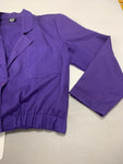 Purple Vintage Bomber Jacket