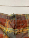 Vintage Plaid Patterned Shorts