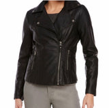 Vegan Leather Moto Jacket