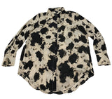 Cow Patterned Button Down Top