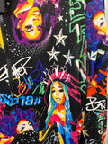 Afrocentric Graffiti Patterned Hoodie