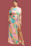 Aura Off Shoulder Maxi Dress - Plus Size