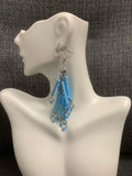 Handmade Straw Dangle Earrings