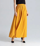 Mustard Colored A-Line Skirt