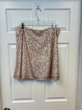 Sequin Embellished A-Line Skirt