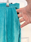 Turquoise Corduroy Pants