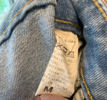 Distressed Denim Skirt