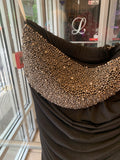 Vintage Speechless Bling One Shoulder Dress