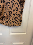 Cheetah Patterned Blouse Skies are Blue.