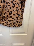 Cheetah Patterned Blouse Skies are Blue.