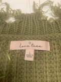 Love Tree Distressed Sweater