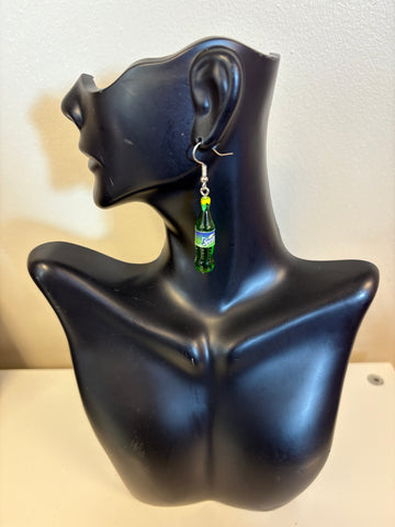 Soda Bottle Statement Earrrings