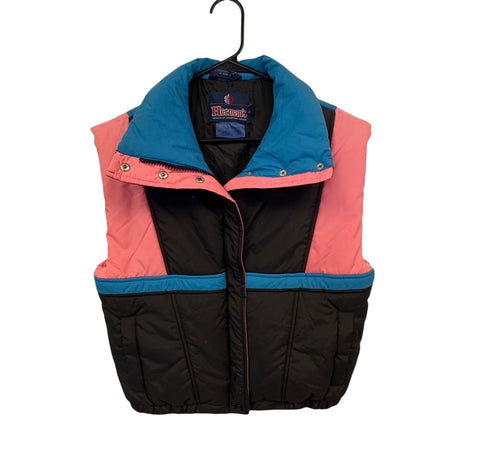 Vintage Colorblock Puffer Vest