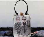 Goth Graphic Flask Handbag