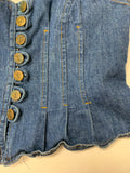 Vintage Denim Camisole Crop Top