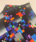 Vintage Pixel Patterned Skirt