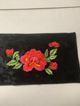 Velvet Rose Graphic Wristlet