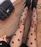 Polka Dot Patterned Tights