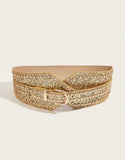 Metallic Gold Statement Belt