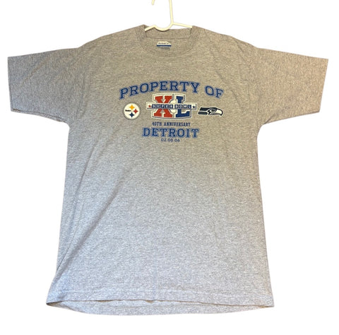 Vintage 2006 Detroit Super Bowl T-shirt